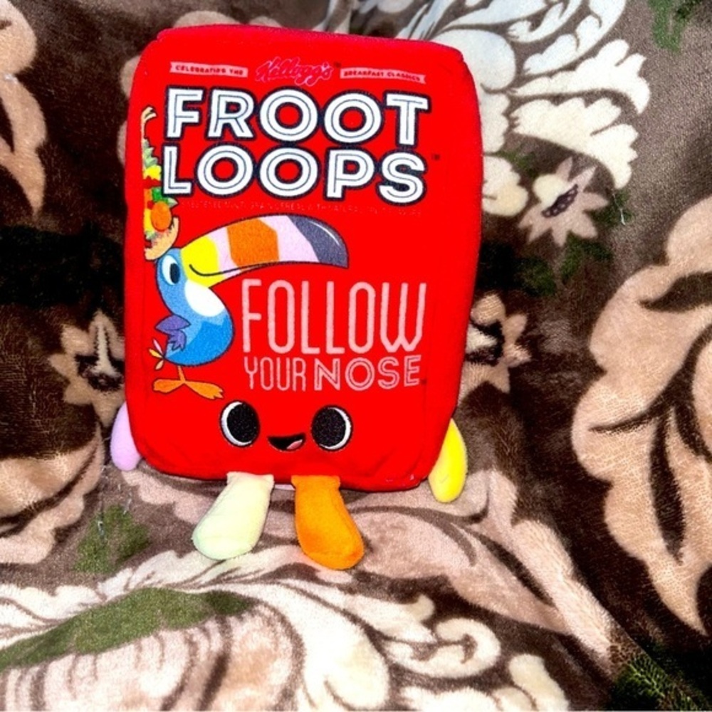 Kelloggs Froot Loops plushie